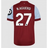 West Ham United Nayef Aguerd #27 Hjemmedrakt 2023-24 Kortermet
